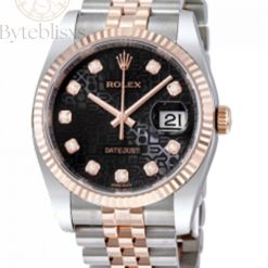 Rolex Datejust 36 116231 Men's Watch Black Computer Dial (USED)