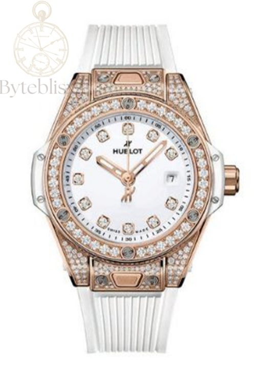 Hublot Big Bang One Click King Gold White Pavé